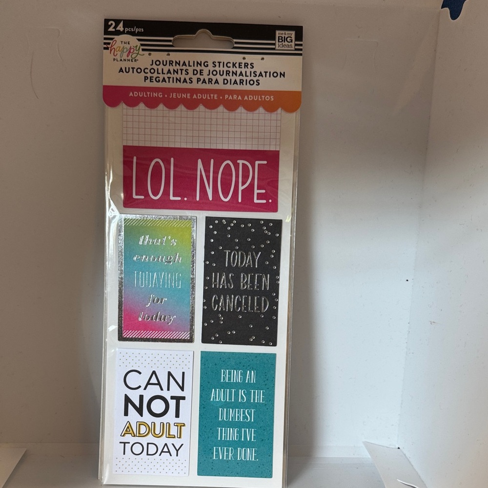 The Happy Planner Vibrant Adulting Sticker Pack